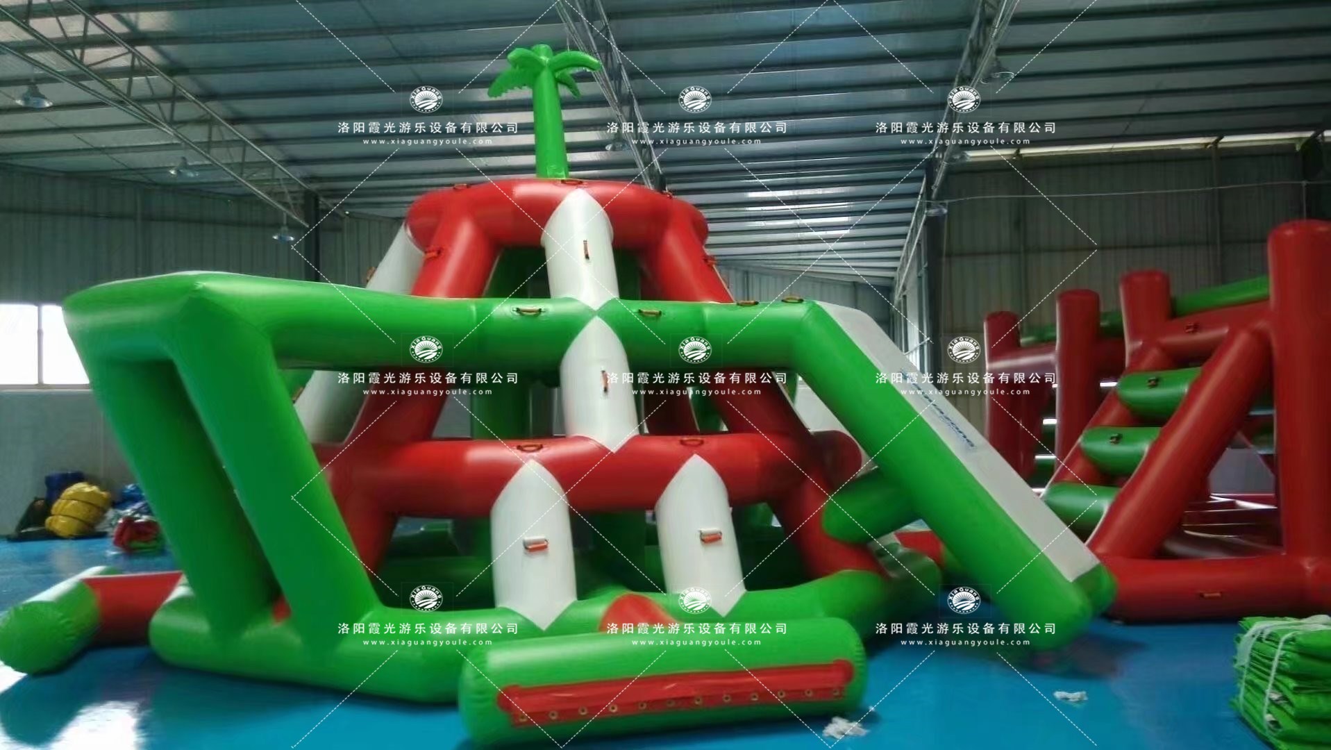 新龙镇水上闯关道具